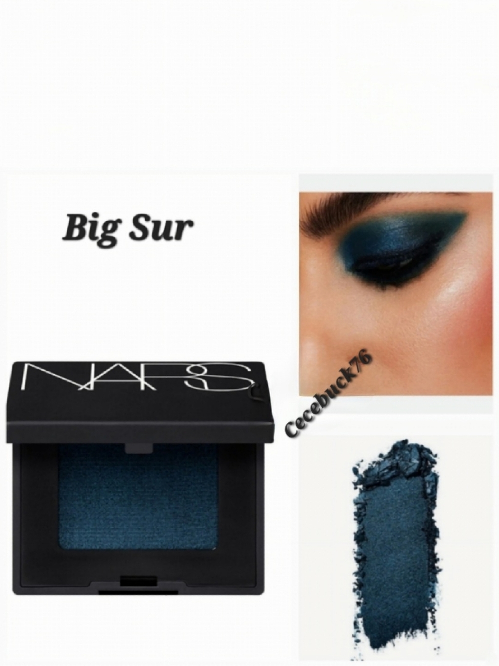 🌺NARS Big Sur Single Eyeshadow Blue Eyeshadow
